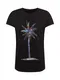 Tigha Shirt ''''Colored Palms MSN'''' schwarz
