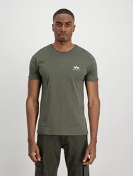 ALPHA INDUSTRIES T-Shirt oliv/wei