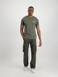 ALPHA INDUSTRIES T-Shirt oliv/wei