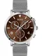 BOSS Casual Uhr braun / silber