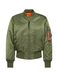 ALPHA INDUSTRIES Jacke 'MA-1' oliv / rot