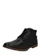 BULLBOXER Schnürboots schwarz
