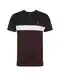 Iriedaily T-Shirt 'Court' weinrot / schwarz / wei