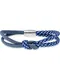 Caï Herrenarmband Edelstahl blau