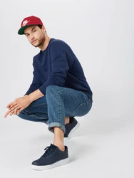 Nike Sportswear Sweatshirt 'Club Fleece' marine/weiß