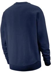 Nike Sportswear Sweatshirt 'Club Fleece' marine/weiß