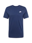 Nike Sportswear T-Shirt 'Club' marineblau/weiß