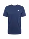 Nike Sportswear Majica  mornarska / bela