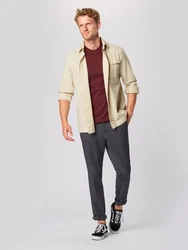 Jack & Jones T-Shirt JJEORGANIC BASIC TEE SS O-NECK NOOS bordeaux