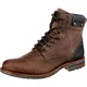 BULLBOXER Schnürboots kastanienbraun