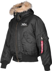 ALPHA INDUSTRIES Jacke rot/schwarz/weiß