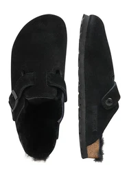 BIRKENSTOCK Hausschuh 'Boston' schwarz
