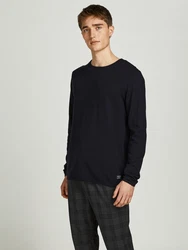 JACK & JONES Pullover 'JJEHill' schwarz