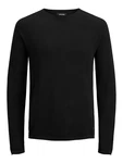 JACK & JONES Pullover 'JJEHill' schwarz