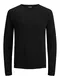 JACK & JONES Pullover 'JJEHill' schwarz
