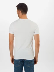 LEVI'S T-Shirt Slim 2 Pack Crewneck graumeliert/weiß