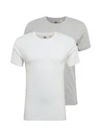 LEVI'S T-Shirt Slim 2 Pack Crewneck graumeliert/weiß