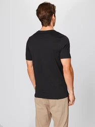 Jack & Jones T-Shirt JJEORGANIC BASIC TEE SS O-NECK NOOS schwarz/weiß