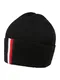 TOMMY HILFIGER Mütze ''''TH RIB BEANIE'''' schwarz