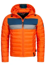 Blouson ''''Hampshire'''' navy / grau / dunkelorange