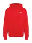 Nike Sportswear Sweatshirt 'Club Fleece' rot/weiß
