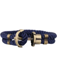 Armband dunkelblau / gold