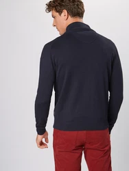 FYNCH-HATTON Strickjacke mit Reißverschluss navy