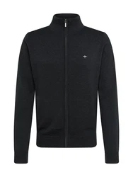 FYNCH-HATTON Strickjacke mit Reißverschluss schwarz