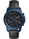 FOSSIL Uhr saphir / schwarz