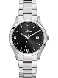 Analoguhr schwarz / silber