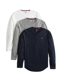 Shirts grau / schwarz / weiß