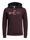 JACK & JONES Sweatshirt dunkelbraun