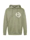 Tommy Jeans Sweatshirt ''''TJM Graphic Washed Hoodie'''' grün