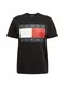 Tommy Jeans Shirt ''''FLAG TEE'''' rot / schwarz / weiß