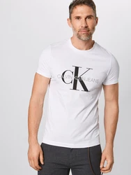 Calvin Klein Jeans T-Shirt stein/schwarz/weiß