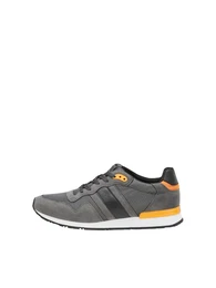 Mesh Sneaker stone / hellorange