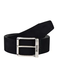 BOSS Casual Ledergürtel ''''Joni'''' dunkelblau