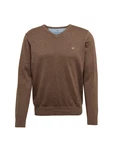 FYNCH-HATTON Pullover dunkelbraun/hellgrau