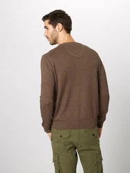 FYNCH-HATTON Pullover dunkelbraun/hellgrau
