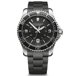 Uhr ''''Maverick'''' schwarz / silber