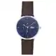 LACOSTE Uhr ''''Moon'''' blau / dunkelbraun / silber