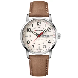 WENGER Uhr ''''Sport Attitude'''' braun / silber