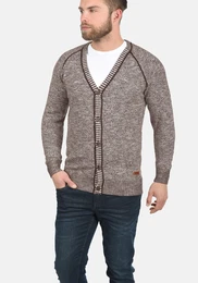 !Solid Cardigan ''''Thiamin'''' braun
