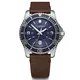 VICTORINOX Uhr ''''Maverick'''' dunkelblau / braun / silber