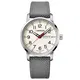 WENGER Uhr ''''Attitude Heritage'''' creme / grau / silber