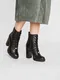 STEVE MADDEN Gležnjače na vezanje ''''LATCH''''  crna