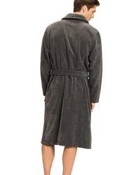 Tommy Hilfiger Bademantel Underwear Bathrobe navy/dunkelgrau/knallrot/weiß