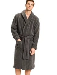 Tommy Hilfiger Bademantel Underwear Bathrobe navy/dunkelgrau/knallrot/weiß
