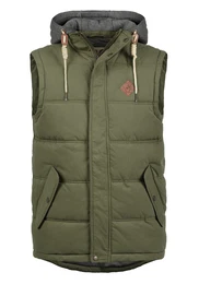 !Solid Steppweste ''''Cobber'''' khaki / grün