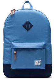 Rucksack blau / hellbraun / schwarz